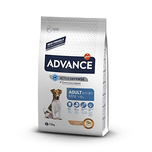 Advance Mini Adult Chicken, Pienso para Perros Adultos de Razas Pequeñas con Pollo, 7,5kg