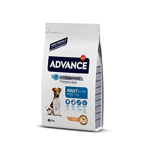 Advance Mini Adult Chicken, Pienso para Perros Adultos de Razas Pequeñas con Pollo, 3kg