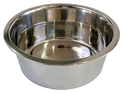 Croci Dos, Comedero Para Perros De Acero Inoxidable, Capacidad 1,9L, Higiénico Y Duradero, Recipiente Para Comida Y Agua, Apto Para Lavavajillas, Diámetro 21Cm