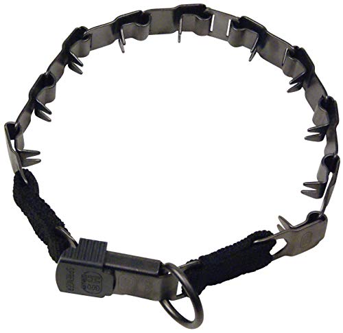 HS Sprenger - Collar adiestramiento Neck Tech con púas cierre lock acero inoxidable mate