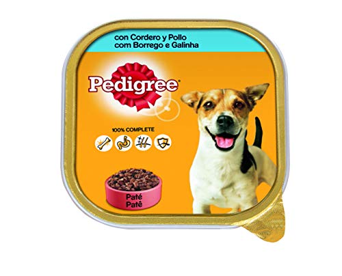 Pedigree Comida Húmeda para Perros Cordero y Pollo en Paté, 300g