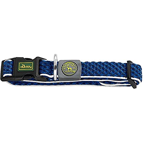 Hunter - Collar Hilo Vario Basic S Cuello 30-43Cm Azul