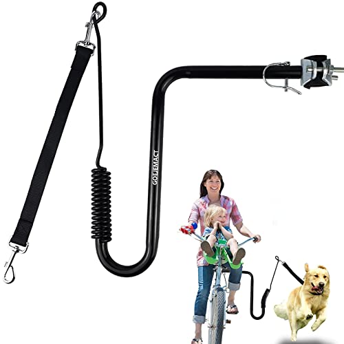 MRWiZMS Correa para Perros Bicicleta, 180°Correa de Perro Ejercicio para Bicicleta, Ejercitador de Mascotas para Pasear Perros, Correr, Andar en Bicicleta, Correa Antitirones Perro Bicicleta