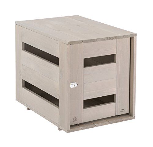 Ferplast CASETA Inter Madera Dog Home Gris T-S 65X45X54CM