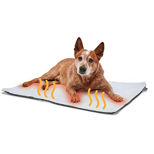 PiuPet® Manta térmica Perro I 90x60cm I Autocalentado I Sin Electricidad y baterías I Manta Perros I Cojín de Calor I Innovador e ecológico