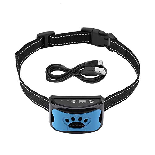 Compras Locas Collar antiladridos Recargable para Perros - Collar antiladridos para Perros pequeños - Dispositivo de Control de ladridos Collar antiladridos Impermeable Recargable D