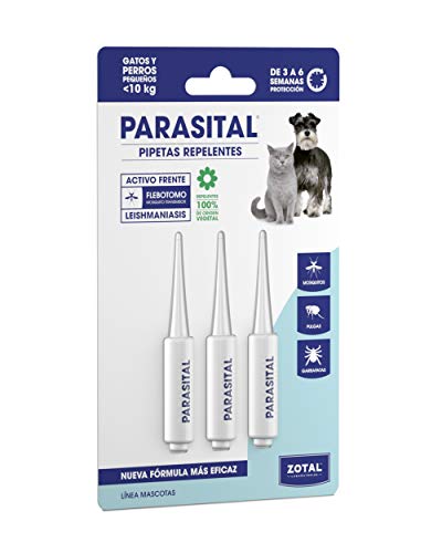 Zotal Parasital Pipetas Perros Pequeños y Gatos hasta 10 kg