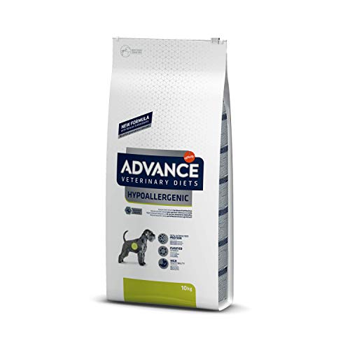 Advance Veterinary Diets Hypoallergenic, Pienso para Perros para Reducir las Intolerancias alimentarias, 10kg