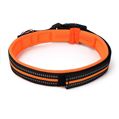 TXTKT Collar reflectante para perro, adecuado para perros grandes, medianos y pequeños