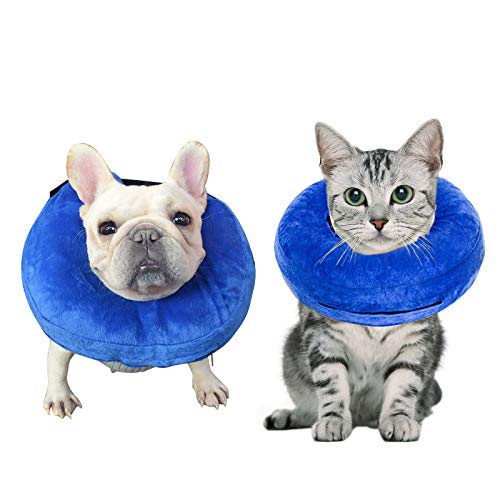 Demason Collar de Recuperación para Mascotas(18-30cm), Collar de Protección, Collar de Cono para Mascotas para Evitar Mordidas, Collar Protector de Perros, Collar de Gatos de Algodón