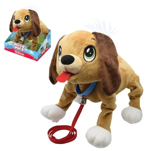 Peppy Pup- Dog Peppy Pups – Perro – Spaniel, Color marrón (Giochi Preziosi Spagna PEP00300)