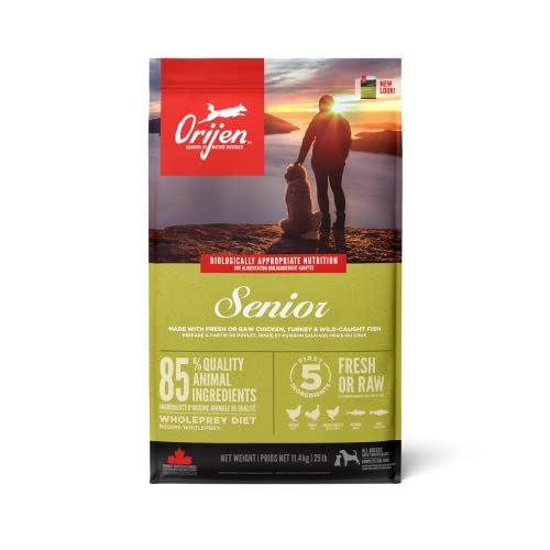 ORIJEN Senior - Comida para perro, 11,4 KG, 1 Saco