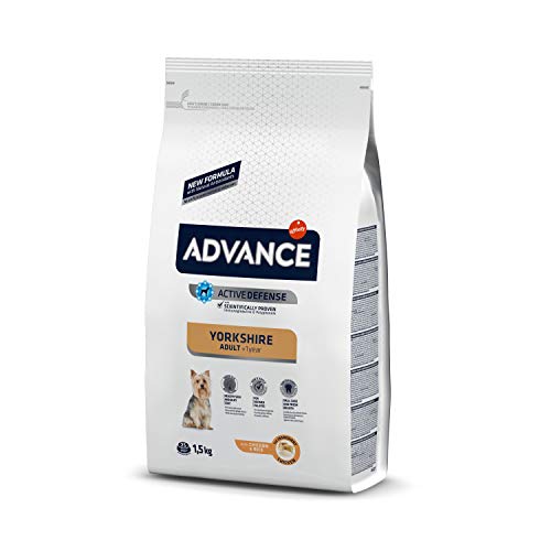 Advance Mini Yorkshire, Pienso para Perros de Razas Pequeñas con Pollo, 1,5kg