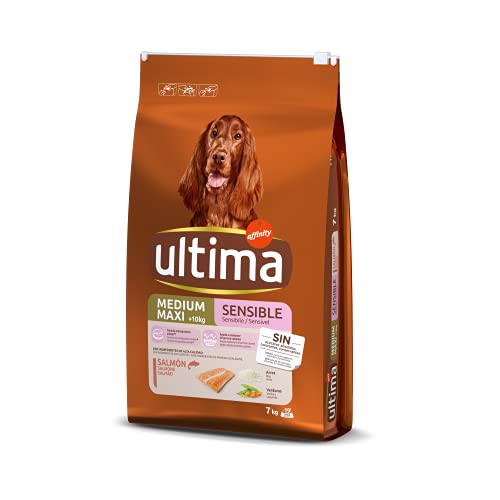 Ultima Pienso para Perros Medium-Maxi Sensitive con Salmón - 7 kg