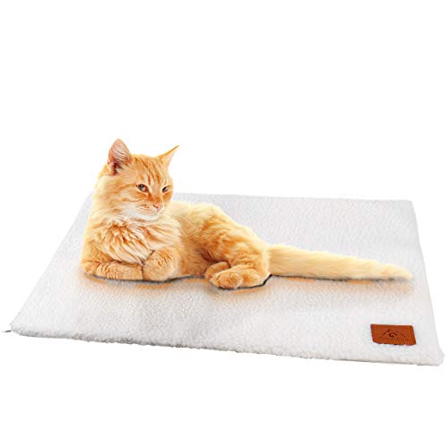 Pfotenolymp Manta para Gato/Perro - Manta autocalentable - Manta calefactora autocalefactora para Gatos y Perros - Colchoneta calefactora/Alfombra calefactora para Gatos y Perros, No eléctrica