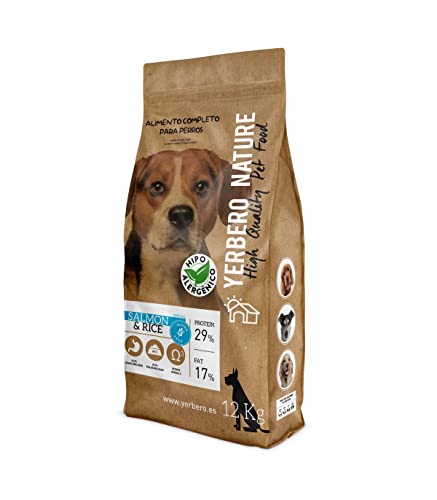 Yerbero Nature Salmon & Rice sin Gluten Hipoalergenico para Perros 12kg