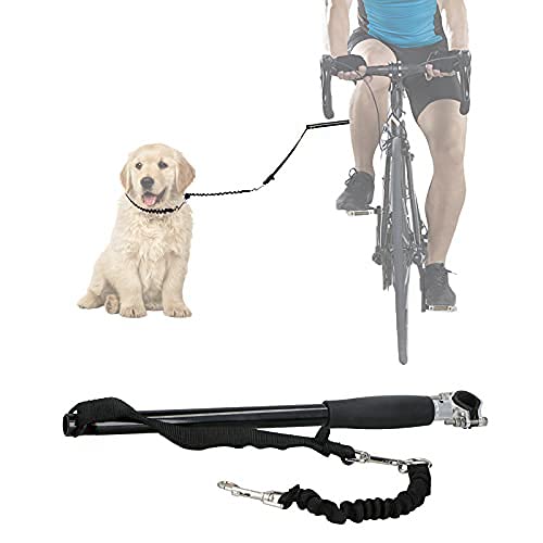 Correa de Plomo para Perro en Bicicleta, ejercitador de Bicicleta para Perros con Manos Libres, Correa para Perro, Distancia de Plomo para Ejercicio, Entrenamiento, trote y Ciclismo