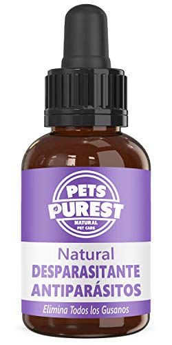 Pets Fórmula de Ajenjo Natural más Pura para Mascotas - Alternativa de Gusanos 100% Natural para Perros, Gatos, Pájaros, Hurones, Conejos y Otras Mascotas (Suministro de 1-2 Años)