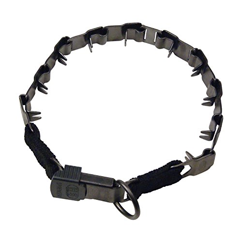 HS Sprenger - Collar adiestramiento Neck Tech con púas cierre lock acero inoxidable mate