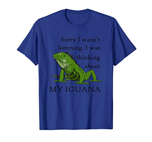 Piensa en mi iguana diciendo reptil lagarto Camiseta