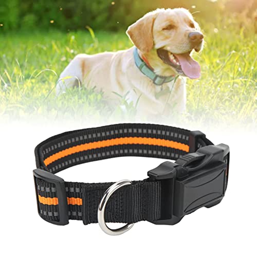 Rastreador de Perros GPS, Collar de Seguimiento GPS para Perros con Chip de Alta Sensibilidad, Dispositivo de Collar de Seguimiento de Mascotas DC 5V, Localizador GPS para Mascotas, Fácil de(Naranja)