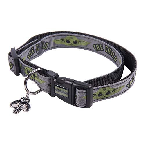 CERDÁ LIFE'S LITTLE MOMENTS Collar de Perro The Mandalorian - Licencia Oficial Disney, Azul