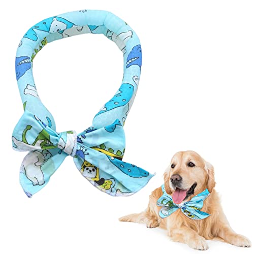 pañuelo perro refrescante,Collar Refrigerante Perro,mascotas perros accesorios Enfriar al perro， bandana para perro para refrescar al perro en verano y ayudarlo a pasar el verano