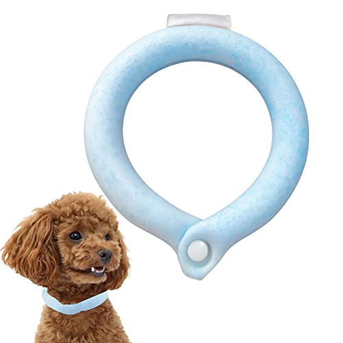 Collar de hielo para perro, tubo de cuello refrescante para gatos, enfriador de cuello, collar de hielo para perros y gatos, collar de hielo para verano