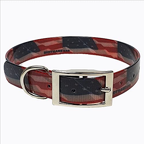 Collar para perros Biothane Gold (US Flag)