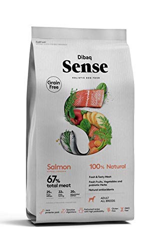 Dibaq Sense Grain Free Salmón. Pienso 100%natural para perros. 12 Kg.