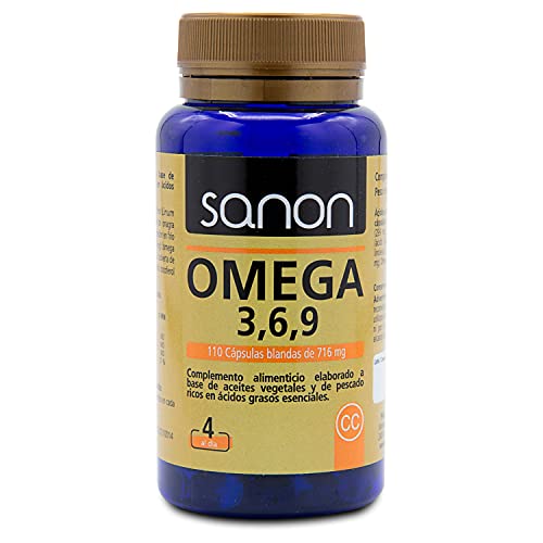 SANON Omega 3,6,9 110 cápsulas blandas de 716,40 mg