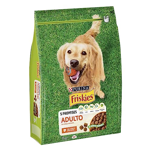 Purina Friskies Alimento para Perros Adultos, 3kg