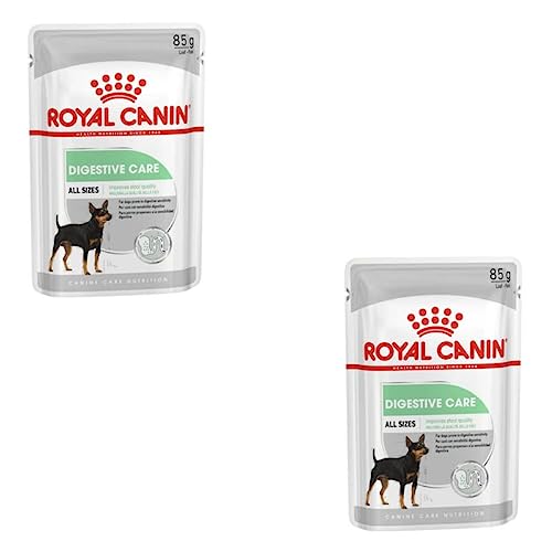 Royal Canin Digestive Care | Paquete Doble | 2 x 12 x 85 g | Comida húmeda para Perros Adultos | A Partir de 10 Meses de Edad | Adecuado para Perros con digestión Sensible