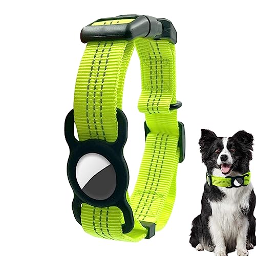 Collar de Perro con GPS, Collares de Seguimiento Reflectantes, Collar de Perro Reflectante, Collares para Mascotas Ajustables para Gatos, Gatitos, Perros, Cachorros, Collar de Gatito Ligero Passi