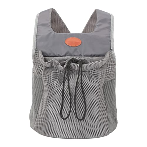 Hujinkan Mochila para Mascotas en el Pecho Delantero - Bolsa de Malla Transpirable para Mascotas | Portabebés Manos Libres para Cachorros con Correa Ajustable para el Hombro, Bolso para Perros