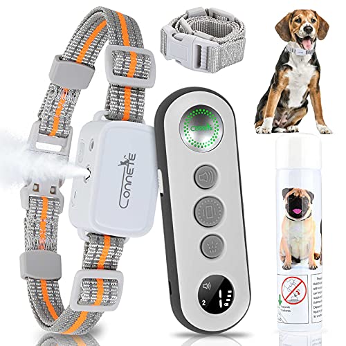 Collar de ladridos de citronela para Perros con Control Remoto, Collar de Entrenamiento para Perros en Aerosol con 1 Lata de Repuesto, Collares de ladridos de citronela para Perros más Seguros