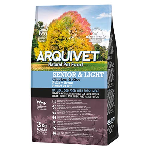 Arquivet Senior Y Light Pollo y arroz, No Aplica, 3 kg (Paquete de 1)