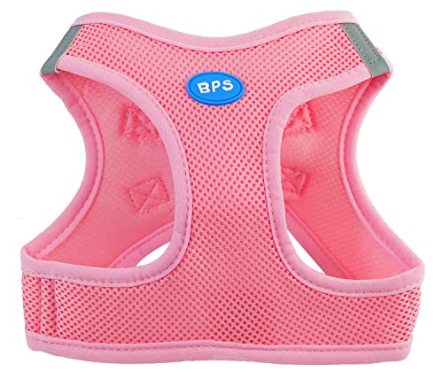 BPS® Arnés para Perros Mascotas Callar para Perros Mascotas 5 Tamaños para Elegir para Perro pequeño Mediano y Grande (Rosado, S) BPS-3858RO