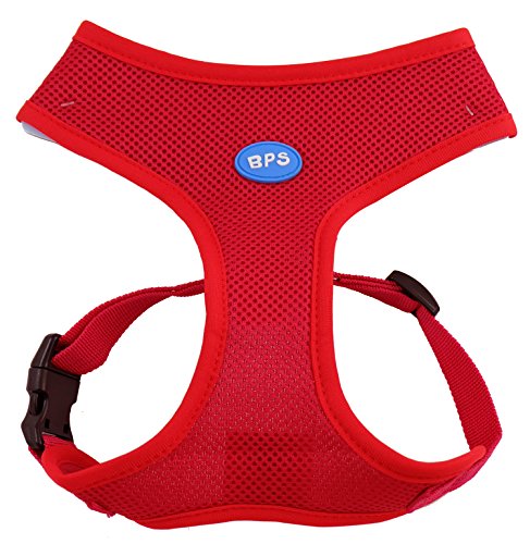 BPS® Arnés para Perros Mascotas Callar para Perros Mascotas 6 Tamaños para Elegir para Perro pequeño Mediano y Grande (Rojo, XS) BPS-3862R