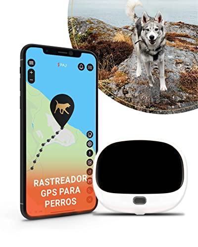 PAJ GPS Pet Finder 4G - Localizador para Perros - Collarín Incluido - Localización en Tiempo Real - Resistente al Agua (IP67) - Protección para Perros