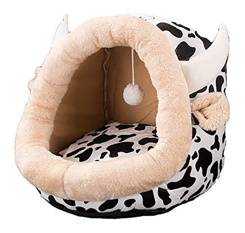 LYP Camas para Gatos Casa del Animal doméstico caseta de Perro Dentro de la caseta de Perro del Gato Cueva del Gato del Gato de casa Cama del Gato (Color : C, Size : L48*45 * 37cm)