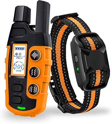 Collar de Adiestramiento para Perros, Collar Recargable con Rango de Control 1300m, 3 Modos de Adiestramiento Efectivos Sonido/Vibración/Fuerte Vibración, Resistente al Agua IP67