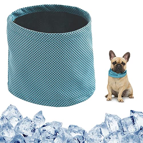 Pañuelo Perro Refrescante, Collar De Enfriamiento para Perros, Bandana De Enfriamiento para Perro, Pañuelo Refrescante para Perros, Bandana De Refrigeración para Perro, 45 X 13 cm (M)