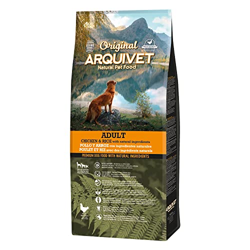 Arquivet Original Adult - Pienso para Perros Adultos - Pollo Y Arroz - Marrón, 12 kg (Paquete de 1)