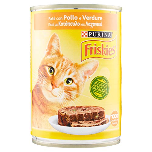 Friskies Cat Paté con Pollo y Verduras 400 g