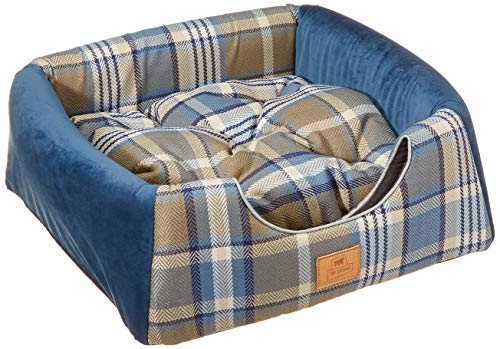 Ferplast CASETA Cama Perro Gato Edinburgh Azul