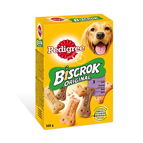 Galletas Biscrock para perros para mimar 500g | [Pack de 12]