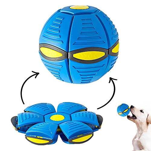 Pelota Juguete Perro Voladora - Accesorios para Perros y Mascotas - Juguetes Perros Grandes No Apto Mordedor Perro - Lanzador de Pelotas para Perros - Juguetes Perro Automaticos de Frisbee