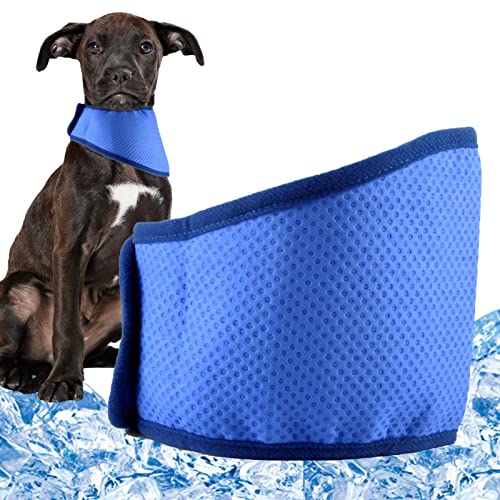 Chaleco refrescante para Perros - Toalla de Bufanda Transpirable para Perros | Bufanda Chill out para Perros, Collar de Hielo para Gatos Suministros de Verano para Mascotas en climas cálidos Maseaxi