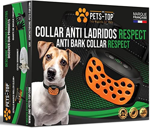 Collar Antiladridos para Perros Pequeños y Grandes - Collar Antiladrido Automático con Descarga Eléctrica, Adiestramiento Anti-Ladridos, Coleira Anti-Latido, Control de Ladridos de Perro (Spanish)